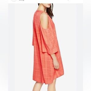 BCBGMAXAZRIA Regan Cold Shoulder Dress Size L